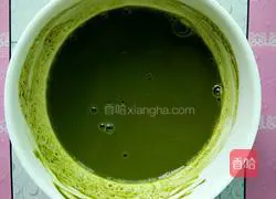 Illustration of how to make matcha chocolate glutinous rice balls 2
