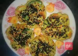 Illustration of how to make love colorful double silk cake 6