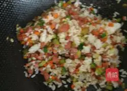 Egg Fried Rice Recipe Illustration 6