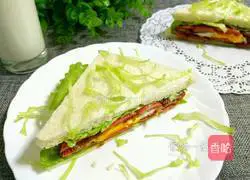 Simple Sandwich Recipe Illustration 17