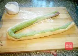 Illustration of how to make colorful dumplings 13