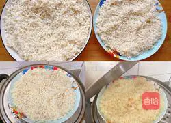 Illustration of how to make corn meat and paper siu mai 1