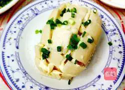  Illustration of how to make grilled steamed buns with green onion salad 4