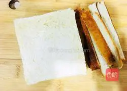 Illustration of how to make smooth egg beef sandwich 2