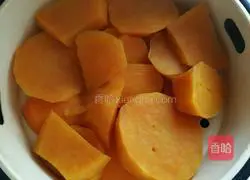 Illustration of how to make sweet potato glutinous rice cakes 2