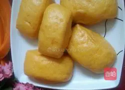 Illustration of how to make pumpkin steamed buns 13