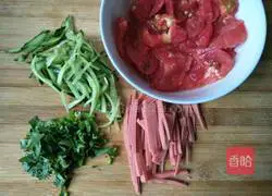 Illustration of how to make tomato noodles 5