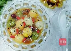 Colorful glutinous rice balls recipe 8