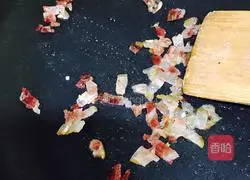 Illustration of how to make butter egg fried rice 2