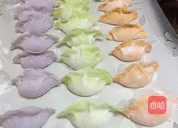 Illustration of how to make vegetable juice dumplings 8