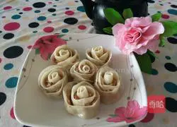 Illustration of how to make rose dumplings 13
