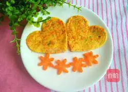 Illustration of how to make colorful pepper egg pancake 7