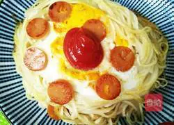 Noodles, ham and omelette recipes 11