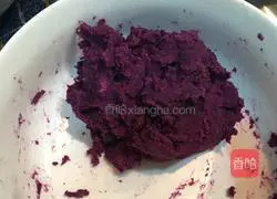 Illustration of how to make purple sweet potato balls and pumpkin pancakes 2