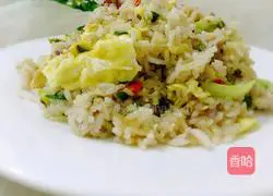 Illustration of how to make cabbage fried rice 13