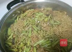 Steamed beans and noodles Practice illustration 10