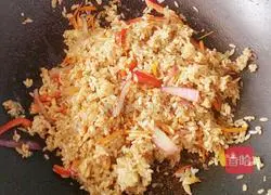 Lotus Leaf Fried Rice Recipe Illustration 9