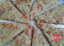 Illustration of how to make onion pancakes with electric pan 8