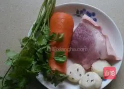 Illustration of how to make steamed wontons 1