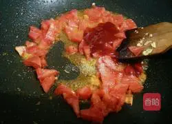 Illustration of how to make tomato and duck egg noodles 10