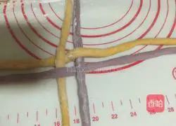 Illustration of how to make colorful hydrangea steamed buns 6