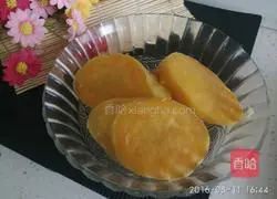 Sesame sweet potato pancake recipe 3