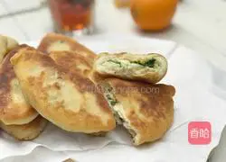 Scallion pancake Illustration of practice 16