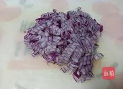 Illustration of how to make minced pork, ham and siu mai 1