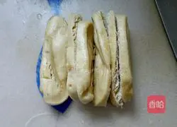 Illustration of how to make steamed bun slices 1
