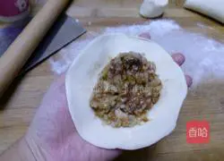 Illustration of how to make white radish, meat and vegetable dumplings 12