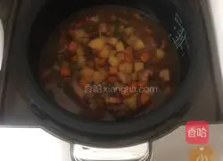 Illustration of how to make braised pork ribs with rice 9