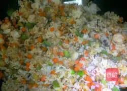 Colorful Shrimp Fried Rice Recipe Illustration 7