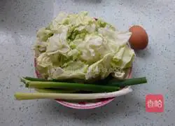 Fried noodles with eggs and cabbage Illustration of how to do it 1