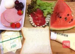 Illustration of how to make sandwich platter 1