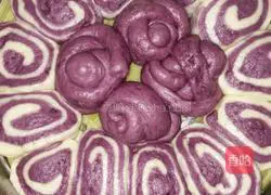 Illustration of how to make purple sweet potato buns 9