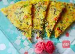 Illustration of how to make fungus and ham cake 6