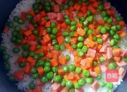 Pea and Carrot Braised Rice Illustration of how to do it 7