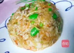 Illustration of how to make shredded potato fried rice 13