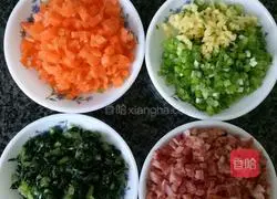 Illustration of how to make glutinous rice cakes 1