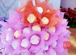 Illustration of how to make bean paste, purple sweet potato and rose flower dumplings 13