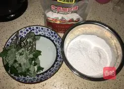 Illustration of how to make mugwort glutinous rice cakes 1