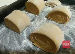 Illustration of how to make brown sugar steamed buns 14