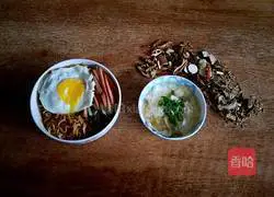 Illustration of instant noodles with cyclone mustard soup 16