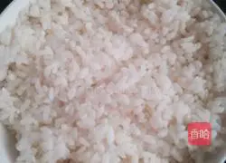 Illustration of how to make soy sauce fried rice 1