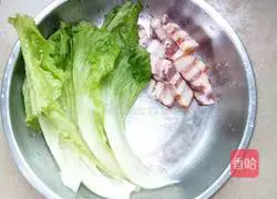 Illustration of how to make bacon fried rice 2