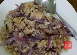 Illustration of how to make squid fried rice 6