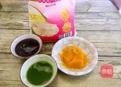 Illustration of making bean dumplings 1