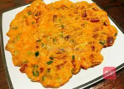 Illustration of how to make kimchi pancake 8