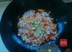 Illustration of how to make lazy fried rice 6