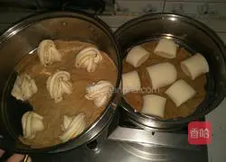 Illustration of how to make white flour steamed buns 6